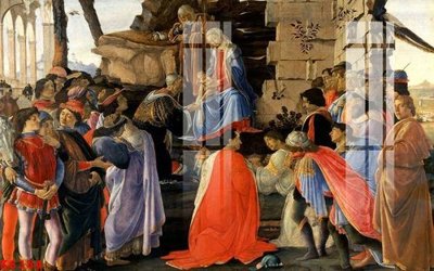 File PSD File gốc in tranh tổng hợp K6384 (gốc) nhiều lớp (multi-layer)