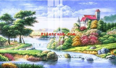 Download file gốc File gốc in tranh nền tường tổng hợp K63889 (in lụa) cao cấp