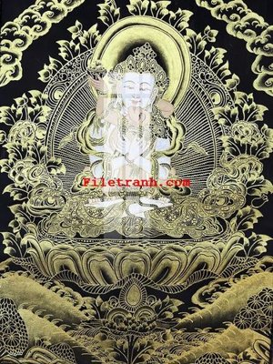 File gốc File gốc in tranh nền tường tổng hợp K63956 (in lụa) hoa văn cổ điển