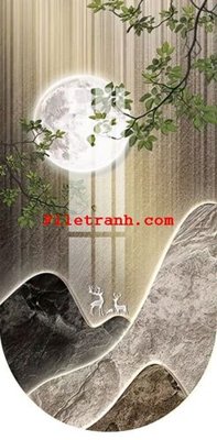 File gốc File gốc in tranh nền tường tổng hợp K63970 (phong cách) tối giản