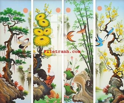 File tranh File gốc in tranh nền tường tổng hợp K63989 (gốc) in vải canvas