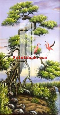 Download file ảnh gốc File gốc in tranh nền tường tổng hợp K63994 để in ấn