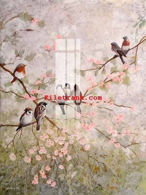 Tải file File gốc in tranh nền tường tổng hợp K64316 (PSD) cho in tranh 3D