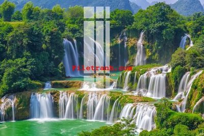 Ảnh gốc File gốc in tranh nền tường tổng hợp K64409 (độ nét cao) in tráng gương