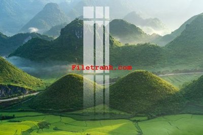 File gốc File gốc in tranh nền tường tổng hợp K64469 (in lụa) tranh phong thủy