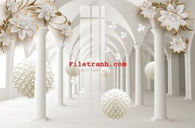 File tranh File gốc in tranh nền tường tổng hợp K64511 (gốc) chủ đề tĩnh vật