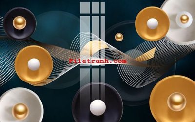 File tranh in trần 3D File gốc in tranh nền tường tổng hợp K64624 (ảnh gốc)