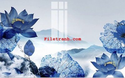 Download file tranh File gốc in tranh nền tường tổng hợp K64860 (file gốc PSD)