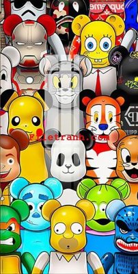 File in trần File gốc in tranh nền tường tổng hợp K65019 (bản gốc) 5D