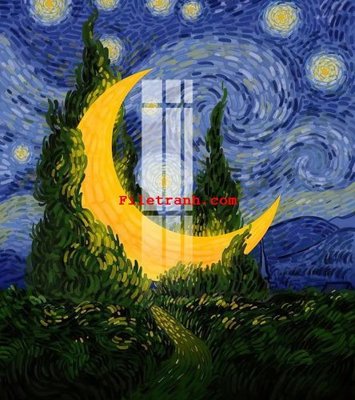 File tranh File gốc in tranh nền tường tổng hợp K65109 (gốc) in backlit film