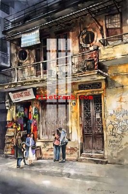 File tranh File gốc in tranh nền tường tổng hợp K65113 (bản gốc) in lụa 3D