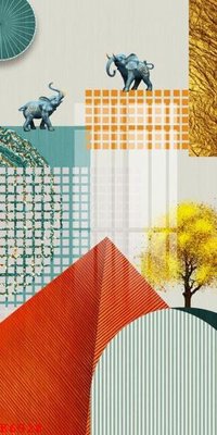 File ảnh File gốc in tranh tổng hợp K6528 (gốc) in decal dán tường