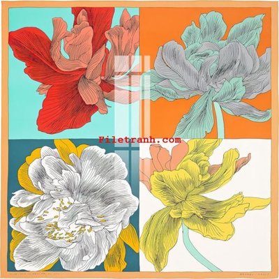 File gốc File gốc in tranh nền tường tổng hợp K65322 (in tráng gương) sang trọng