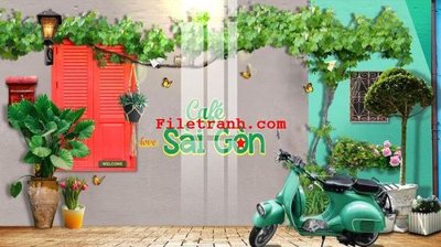 File in ấn chuyên nghiệp File gốc in tranh nền tường tổng hợp K65451 (file gốc)