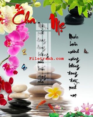 Tải file File gốc in tranh nền tường tổng hợp K65454 (PSD) cho in tranh kính