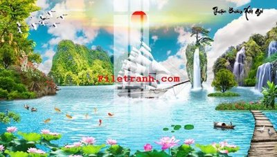 File tranh File gốc in tranh nền tường tổng hợp K65518 (bản gốc) trang trí văn phòng