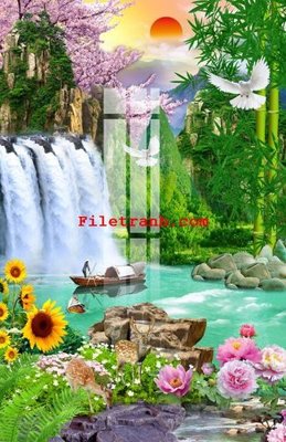 File gốc File gốc in tranh nền tường tổng hợp K65547 (PNG) nền trong suốt