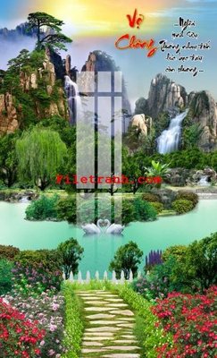 File gốc in mica File gốc in tranh nền tường tổng hợp K65550 chất lượng