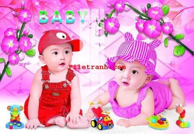 File tranh File gốc in tranh nền tường tổng hợp K65607 (bản gốc) in lụa 3D