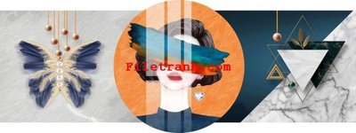 File gốc File gốc in tranh nền tường tổng hợp K65614 (phong cách) tối giản