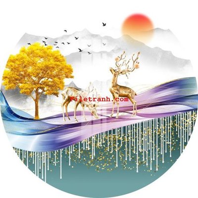 File gốc in ấn File gốc in tranh nền tường tổng hợp K65619 chất lượng vượt trội