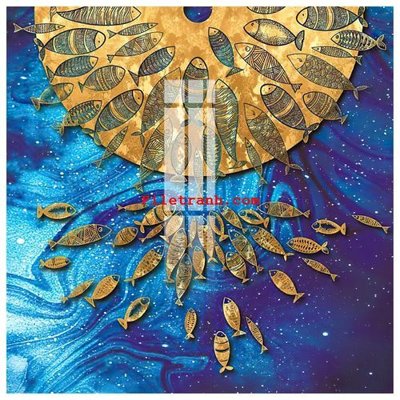 File tranh in trần 3D File gốc in tranh nền tường tổng hợp K65806 (ảnh gốc)