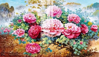 File gốc File gốc in tranh nền tường tổng hợp K65973 (cho in UV) siêu nét