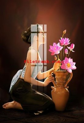 Tải file File gốc in tranh nền tường tổng hợp K66035 (gốc) in ấn chất lượng