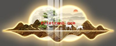 File PSD File gốc in tranh nền tường tổng hợp K66331 (bản gốc) cho nhà in