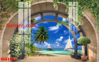 File gốc in mica File gốc in tranh nền tường tổng hợp K66359 chất lượng