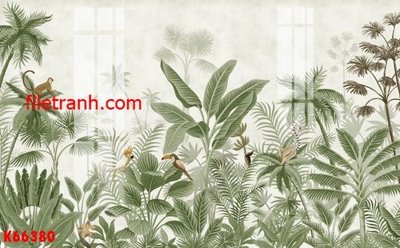 File tranh ảnh gốc File gốc in tranh nền tường tổng hợp K66380 dùng cho in khổ lớn