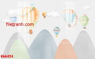 File gốc File gốc in tranh nền tường tổng hợp K66424 (in ấn) không giới hạn