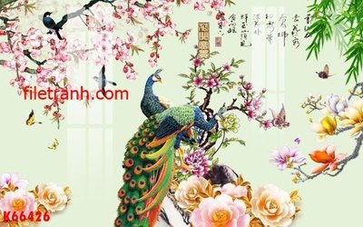 Tải file tranh File gốc in tranh nền tường tổng hợp K66426 (gốc) tại Filetranh.com