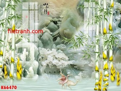 Tải file File gốc in tranh nền tường tổng hợp K66470 (gốc) in nhanh