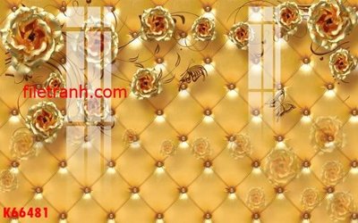 File gốc File gốc in tranh nền tường tổng hợp K66481 (in tráng gương) ốp tường