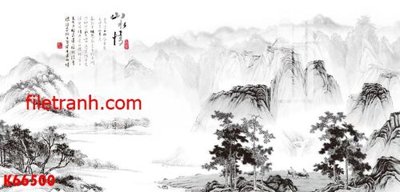 Tải file File gốc in tranh nền tường tổng hợp K66500 (gốc) in tranh tráng gương
