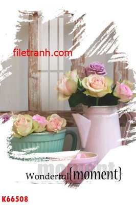 File gốc File gốc in tranh nền tường tổng hợp K66508 (in lụa) họa tiết 3D