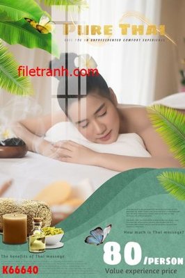 File tranh File gốc in tranh nền tường tổng hợp K66640 (bản gốc) in lụa dán tường