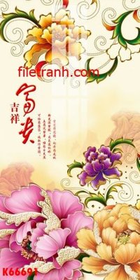 File in trần File gốc in tranh nền tường tổng hợp K66691 (bản gốc) đại dương