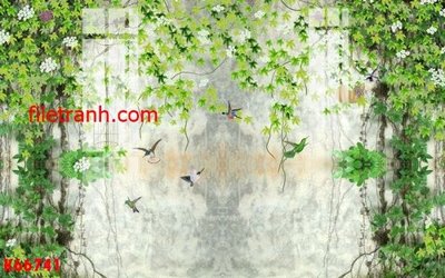 Download file gốc File gốc in tranh nền tường tổng hợp K66741 (in mica) trong suốt