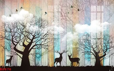 Tải file File gốc in tranh tổng hợp K6676 (gốc) in trên mọi chất liệu