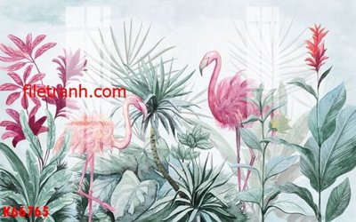 File gốc File gốc in tranh nền tường tổng hợp K66765 (in mica) cắt laser