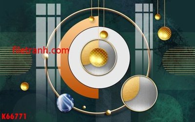 File gốc File gốc in tranh nền tường tổng hợp K66771 (in mica) cắt laser