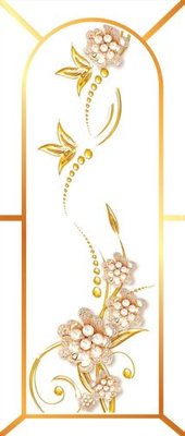 File gốc File gốc in tranh tổng hợp K6678 (in lụa) họa tiết 3D