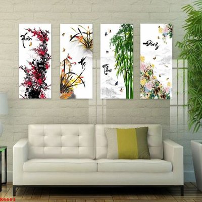 File gốc File gốc in tranh tổng hợp K6681 (in mica) cắt laser