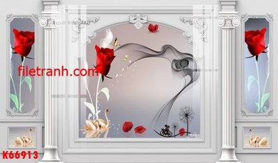 Tải file File gốc in tranh nền tường tổng hợp K66913 (gốc) làm tranh treo tường