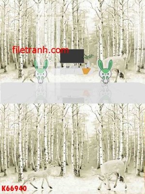 File gốc File gốc in tranh nền tường tổng hợp K66940 (cho in ấn) từ kho Filetranh