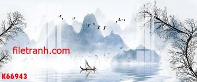 File gốc File gốc in tranh nền tường tổng hợp K66943 (thiết kế) cho in ấn