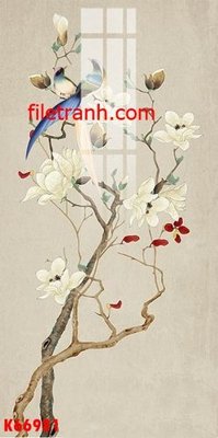 File gốc File gốc in tranh nền tường tổng hợp K66981 (in lụa) chi tiết cao