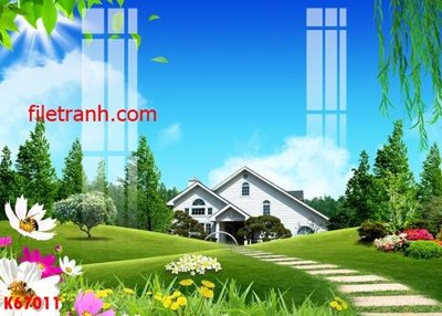 File gốc File gốc in tranh nền tường tổng hợp K67011 (phiên bản chuẩn) để in ấn